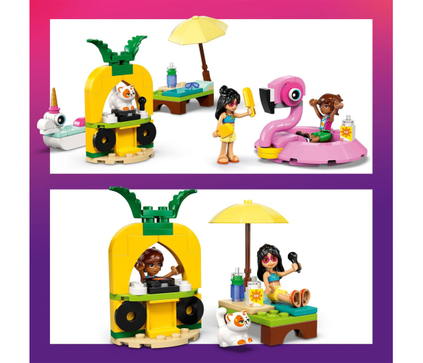 LEGO Friends 42658 Impreza na basenie z jednorożcem i flamingiem - 1331625 - zdjęcie 4
